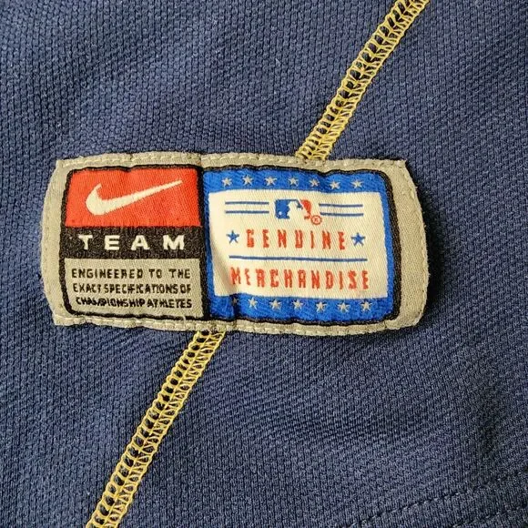 VTG Milwaukee Brewers L Ryan Braun Nike Jersey MLB Baseball Navy STITCHED - Picture 2 of 5